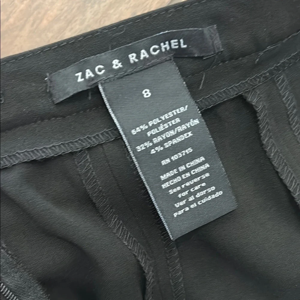 Zac & Rachel Black A-Line flare Skirt size 8 - Picture 7 of 9